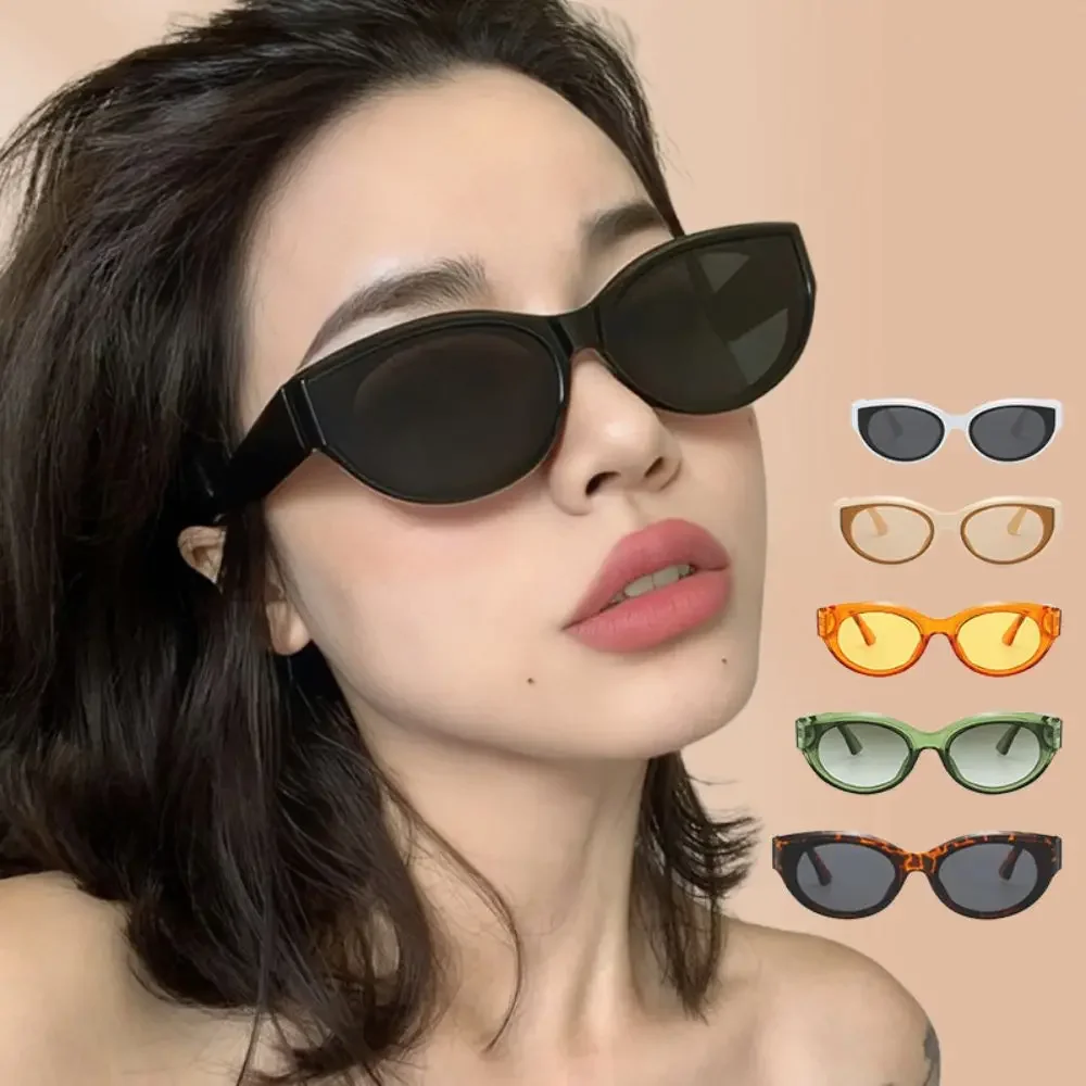 Vintage Fashion Brands - 빈티지 고양이 눈 선글라스 여성 Y2K