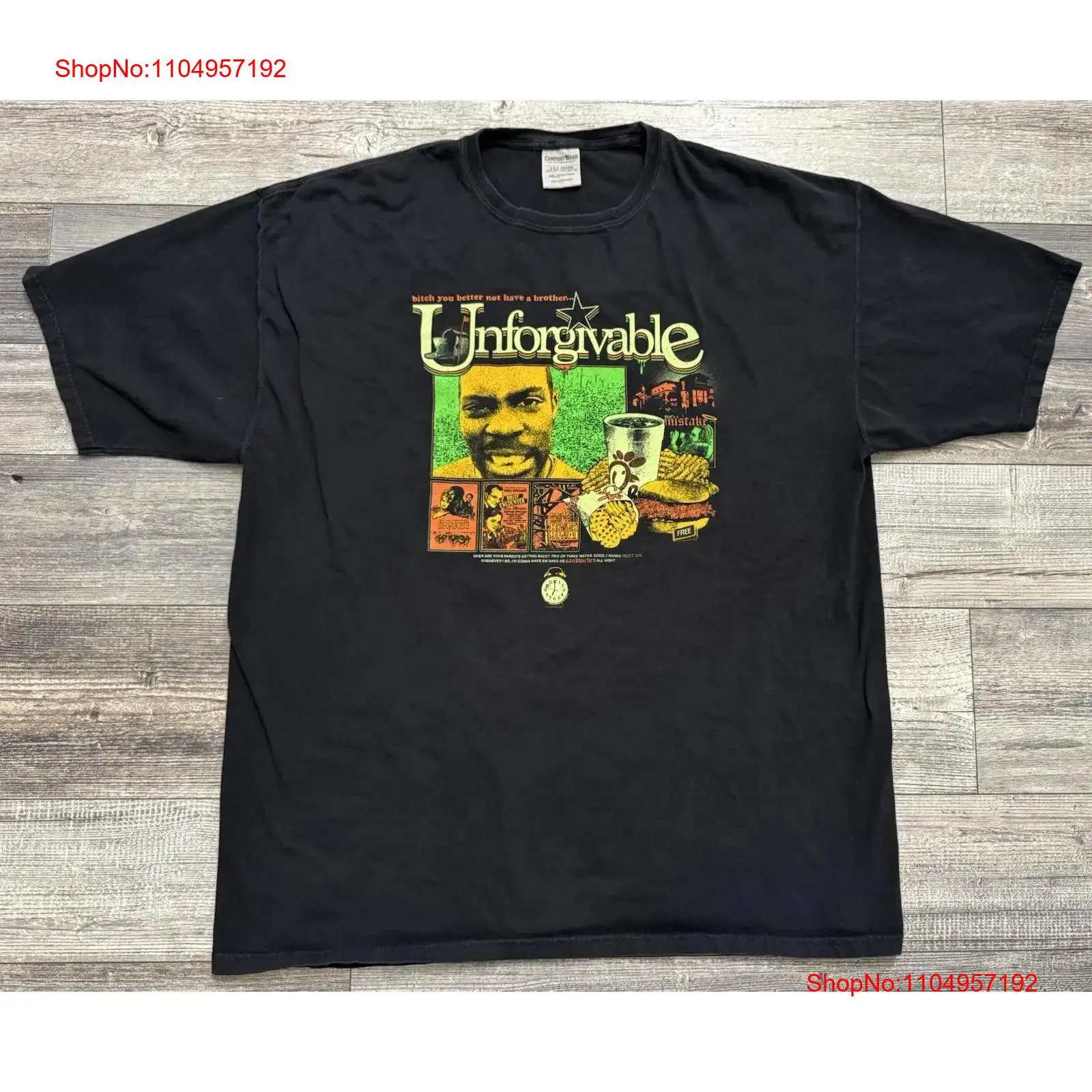 Vintage Fashion Youtubers - Unforgivable FSG T 셔츠 치킨 샌드위치