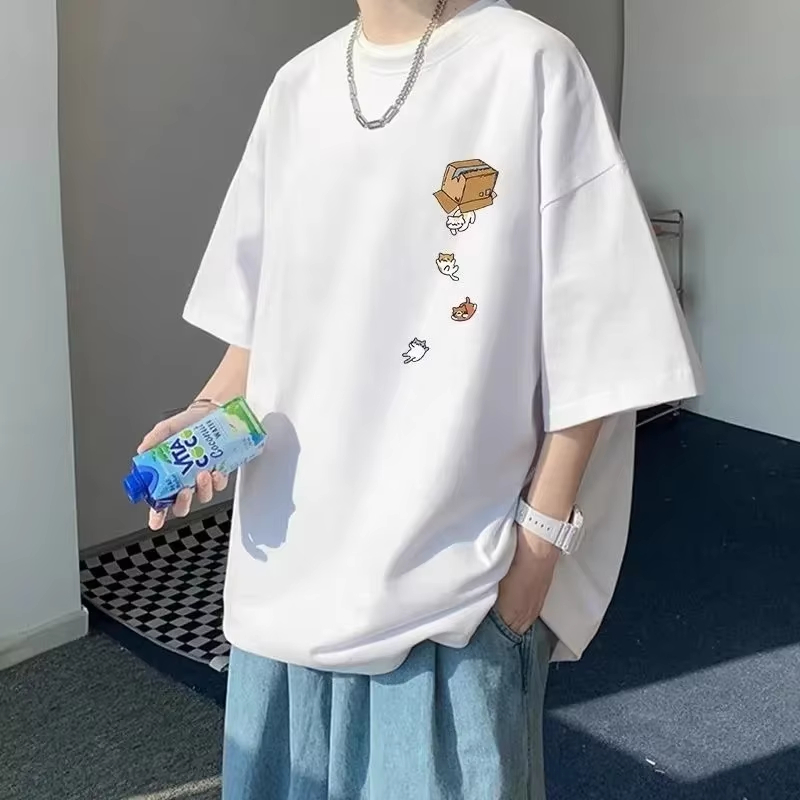 Vintage Fashion Outfits Men - M-4XL 남성 오버사이즈 한국 패션 루즈핏
