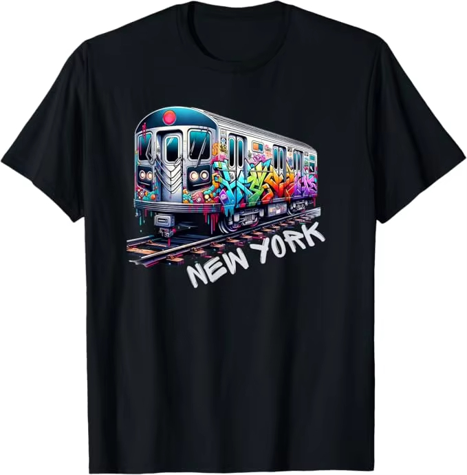 Vintage Fashion Nyc - 뉴욕 기차 낙서 스타일 NYC 지하철