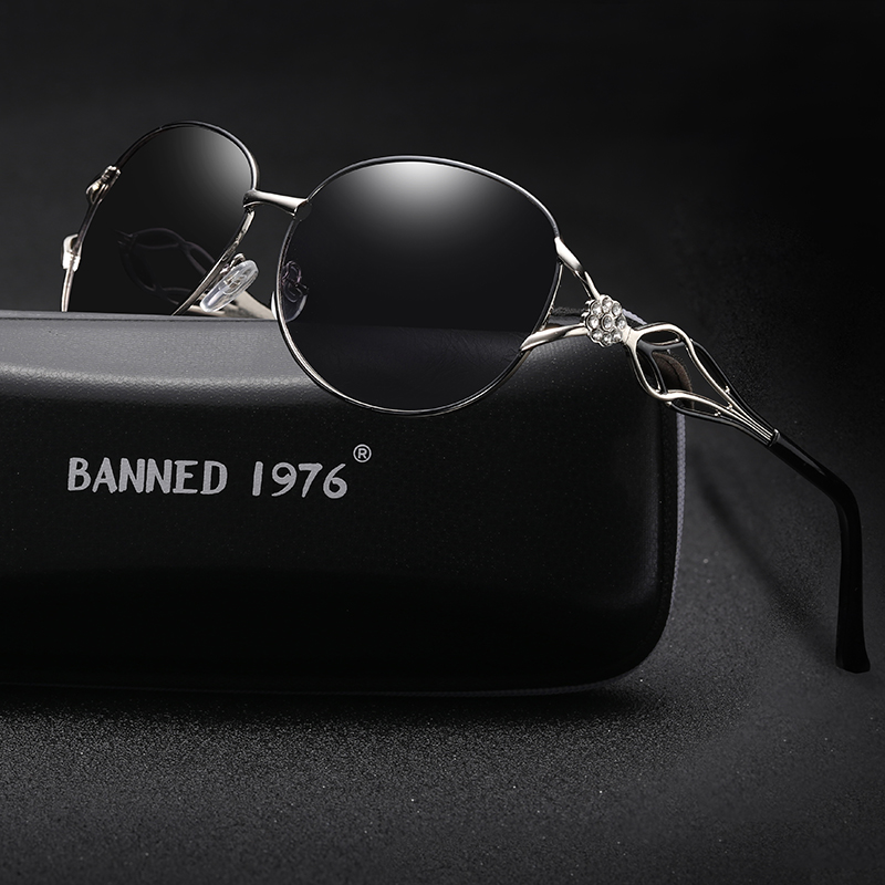 BANNED 여성용 HD 편광 패션 선글라스, 최신 브 - Vintage Fashion Brand Names 리뷰 및 가격