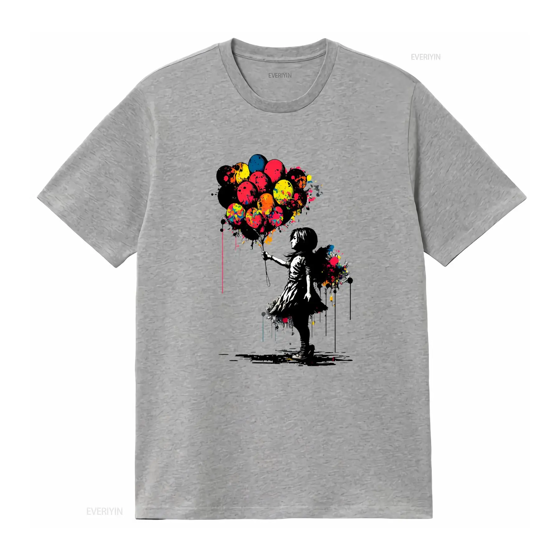 Banksy Peace T 셔츠 Balloon Girl - Vintage Fashion Art 리뷰 및 가격