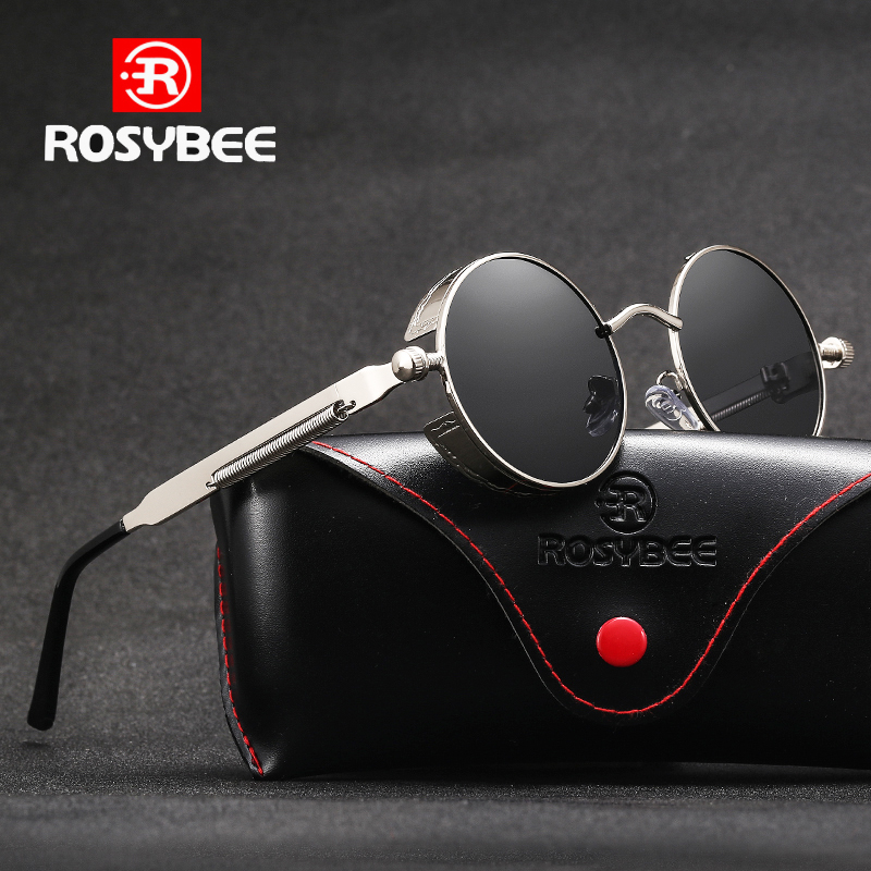 ROSYBEE-브랜드 이름 라운드 편광 금속 선글라스, - Vintage Fashion Brand Names 리뷰 및 가격
