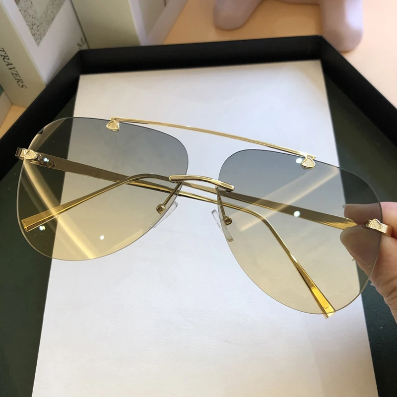 남성용 빈티지 무테 합금 항공 파일럿 선글라스 브랜드  - Vintage Fashion Brands 리뷰 및 가격