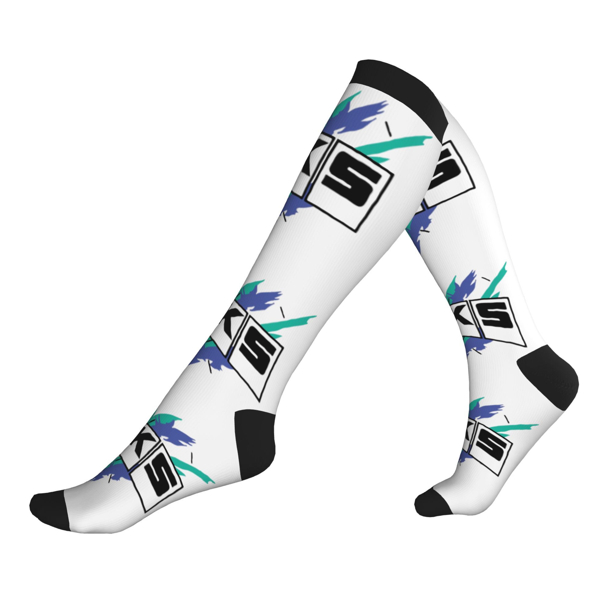 패션 프린트 HKS 빈티지 로고 양말 남성 여성용 스트 - Vintage Fashion Logo 리뷰 및 가격