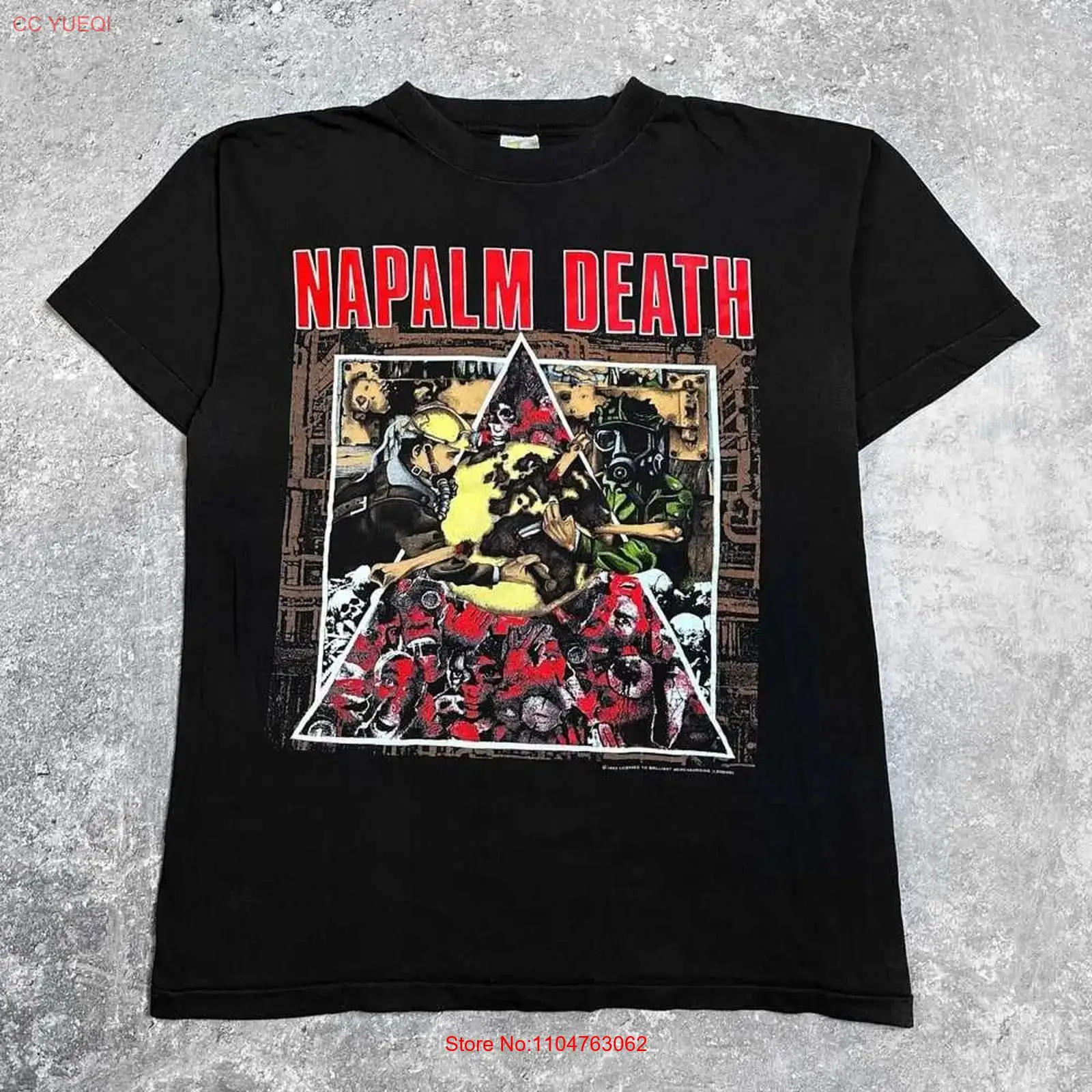 Napalm Death 1992 캠페인 포 뮤지컬 티셔 - Vintage Fashion Campaigns 리뷰 및 가격