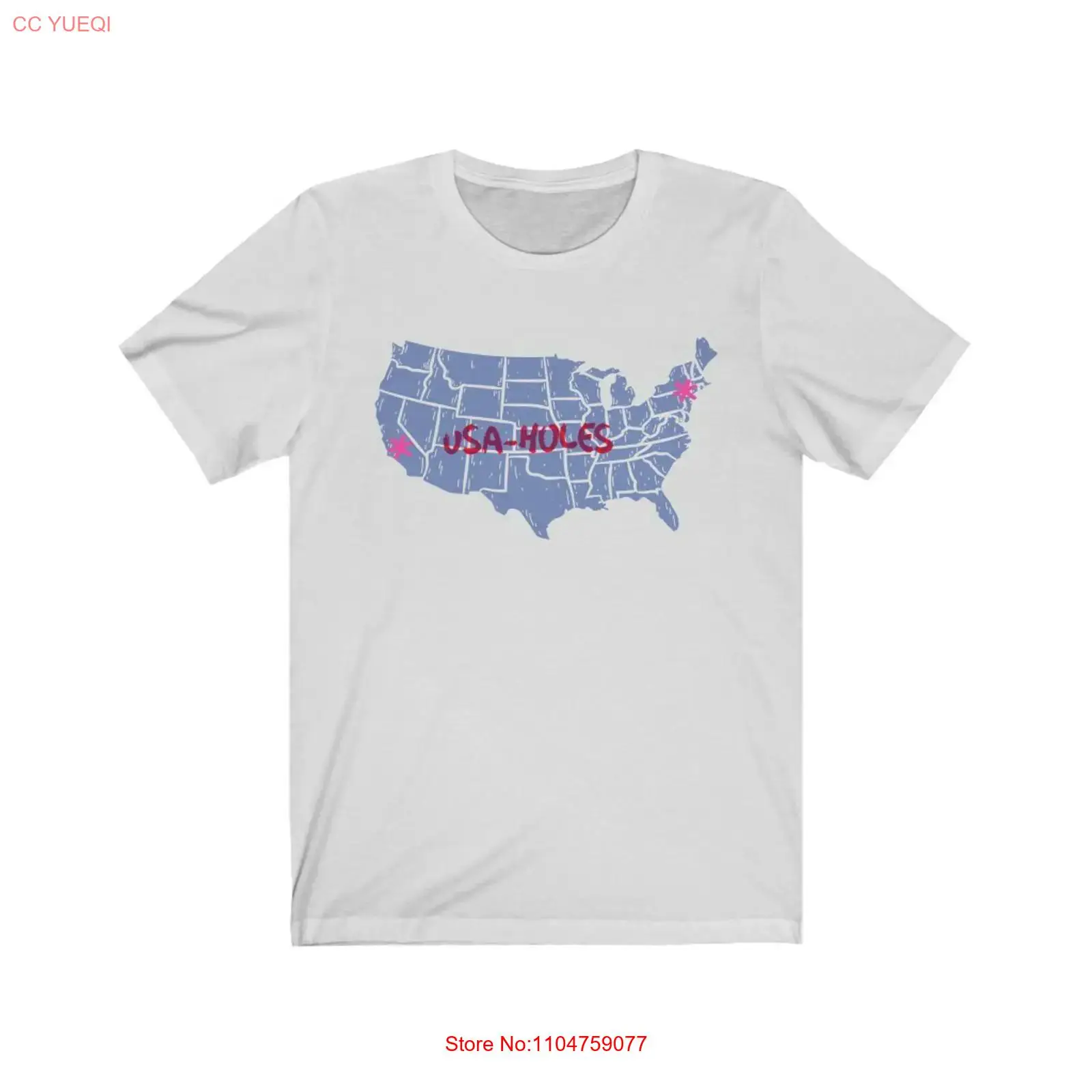 USA holes NYC CA 티셔츠 저지 빈티지 워싱 - Vintage Fashion Nyc 리뷰 및 가격