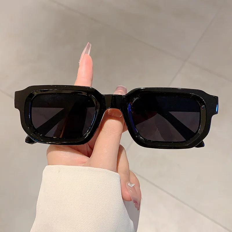 빈티지 직사각형 프레임 선글라스 야외 남성 선글라스 럭 - Vintage Fashion Luxury 리뷰 및 가격