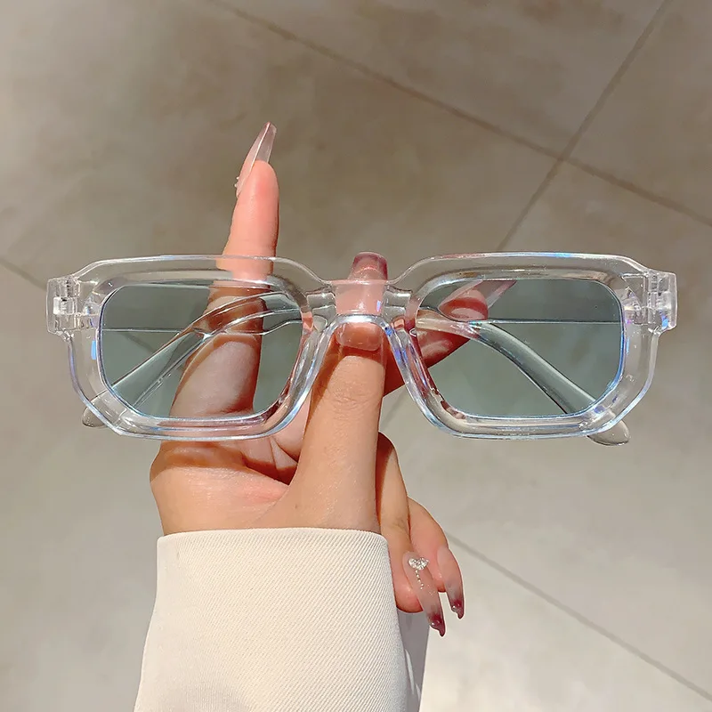 빈티지 직사각형 프레임 선글라스 야외 남성 선글라스 럭 - Vintage Fashion Luxury 리뷰 및 가격