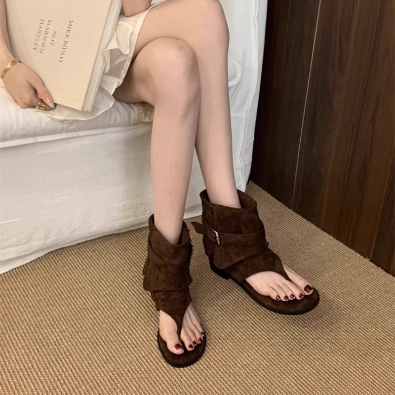 여성용 피프토 부츠 여름 신상 플립플롭 럭셔리 빈티지  - Vintage Fashion Luxury 리뷰 및 가격
