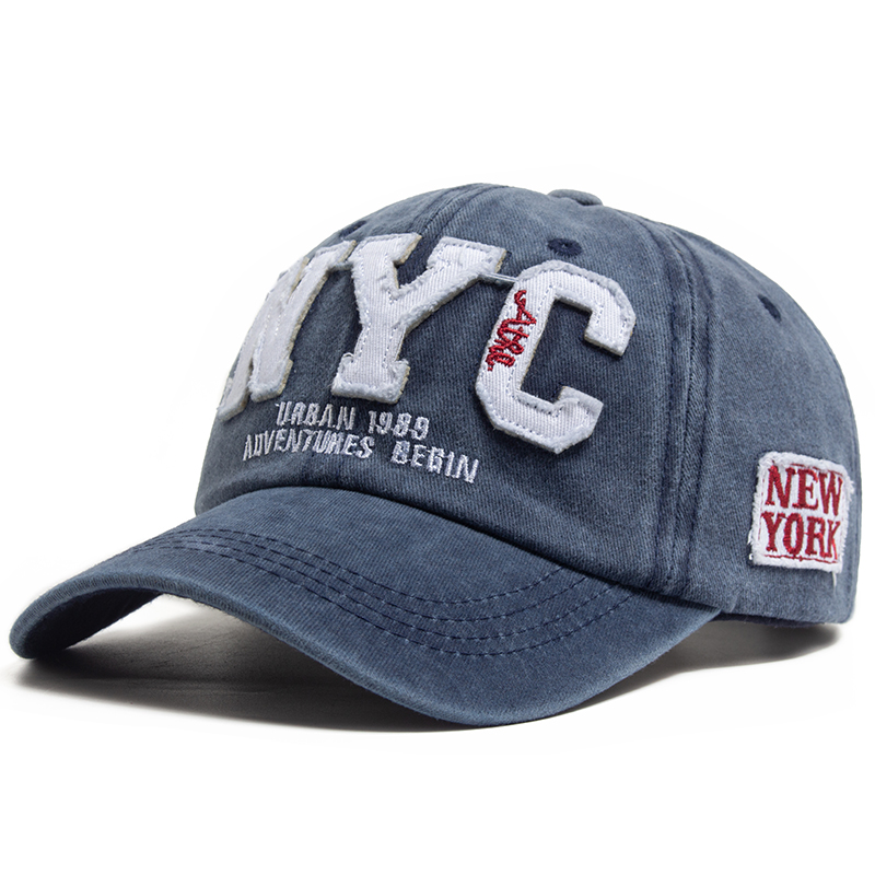 새로운 빈티지 큰 편지 NYC 야구 모자 남자 면화 봄 - Vintage Fashion Nyc 리뷰 및 가격