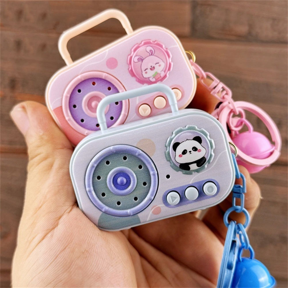 미니 빈티지 레코더 키 체인 귀여운 만화 동물 음악 플 - Vintage Fashion Toys 리뷰 및 가격