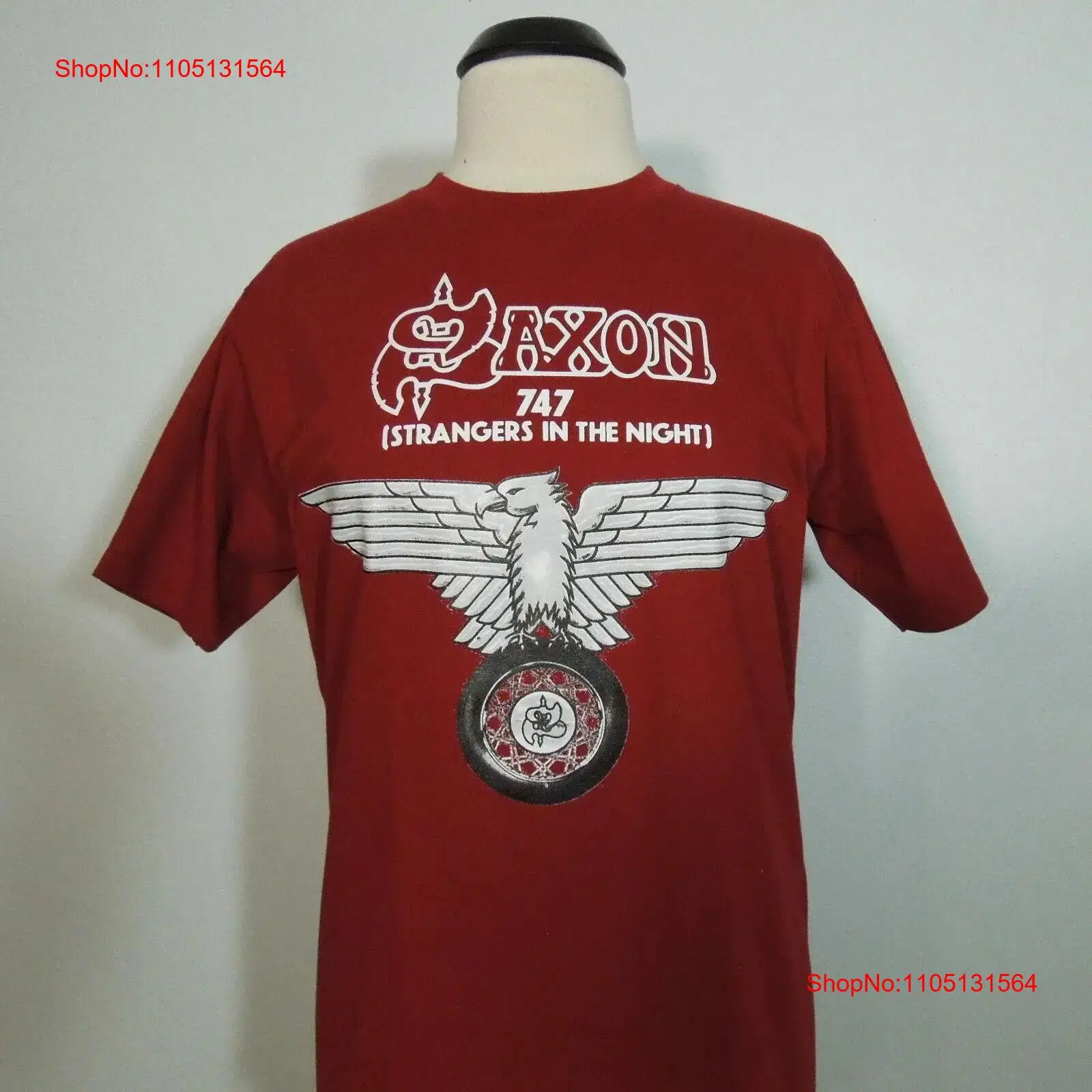 SAXON 747 스트레인저스 인 더 나이트 M 사이즈 - Vintage Fashion Logo 리뷰 및 가격