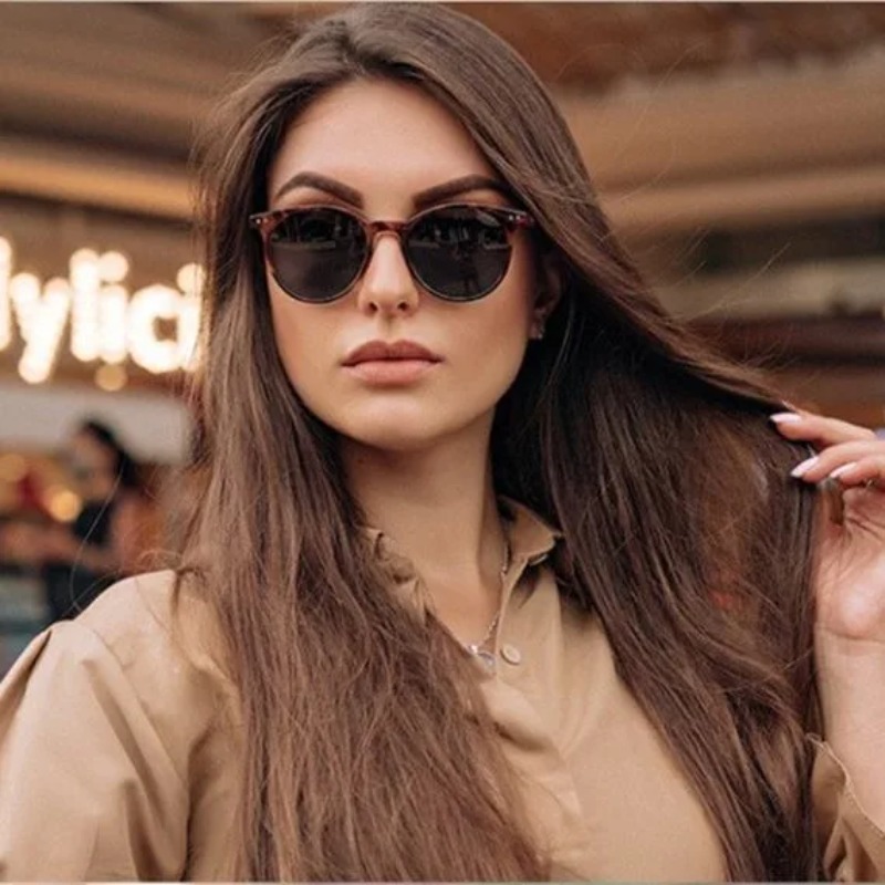 빈티지 패션 라운드 선글라스 여성 남성 브랜드 디자인  - Vintage Fashion Brands 리뷰 및 가격