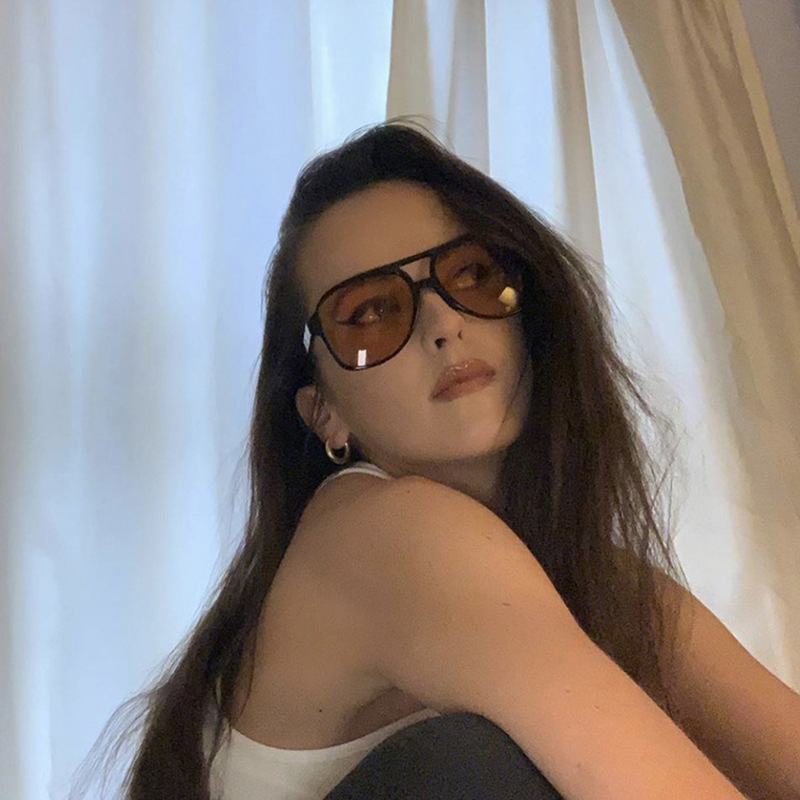 새로운 빈티지 클래식 디자이너 더블 브리지 파일럿 선글 - Vintage Fashion Luxury 리뷰 및 가격