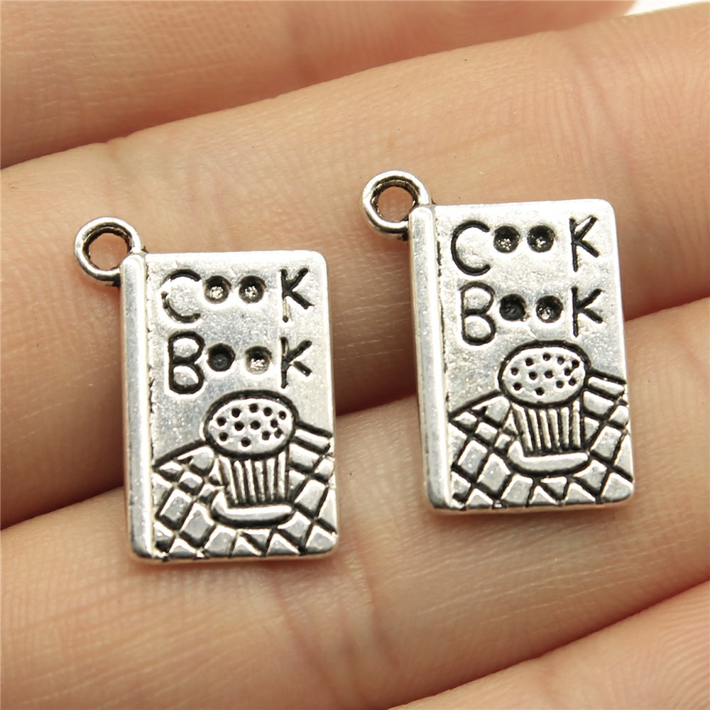 WYSIWYG 10pcs 17x11mm 쿡 책 쥬얼리에 - Vintage Fashion Coloring Book 리뷰 및 가격