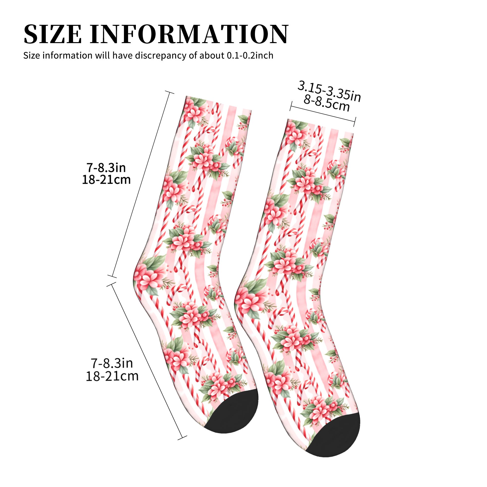 패션 인쇄 빈티지 핑크 캔디 케인 크리스마스 패턴 양말 - Vintage Fashion Patterns 리뷰 및 가격