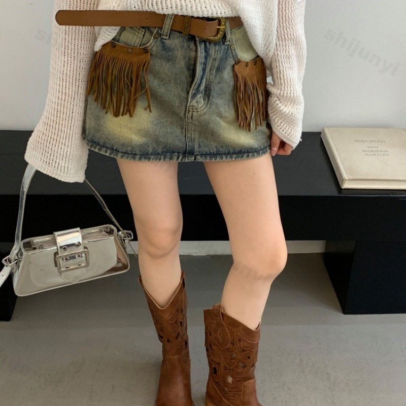 여성 할로우 카우보이 부츠 봄 가을 새로운 통기성 빈티 - Vintage Fashion Luxury 리뷰 및 가격